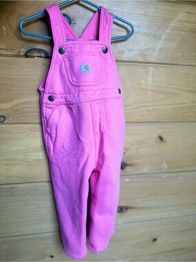 Carhartt Pink Kids Overalls